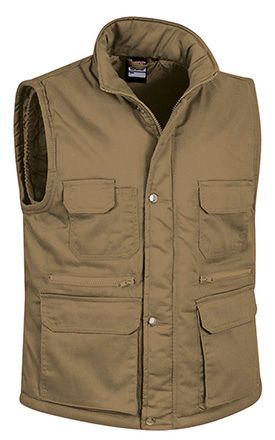 Chaleco Reporter marrón kamel