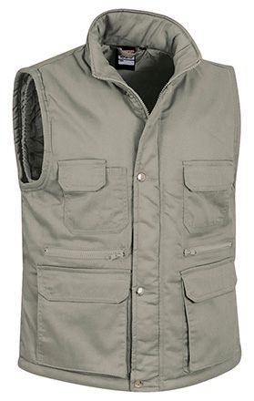 Chaleco Reporter beige arena