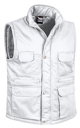 Chaleco Reporter blanco
