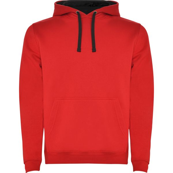 Sudadera Urban rojo/negro