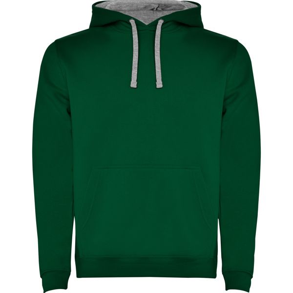 Sudadera Urban verde botella/gris vigore