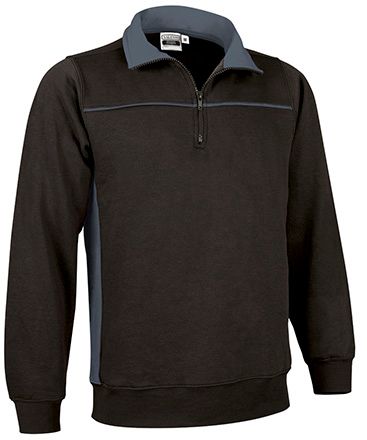 Sudadera Thunder negro-gris cemento