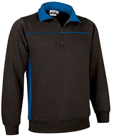 Sudadera Thunder negro-azul royal