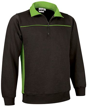 Sudadera Thunder negro-verde manzana