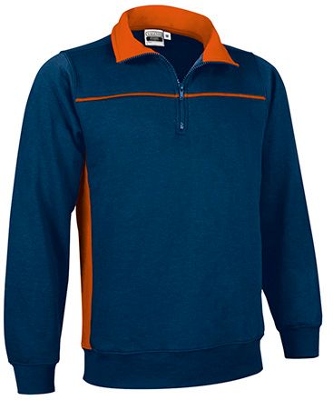 Sudadera Thunder azul marino orión-naranja fiesta