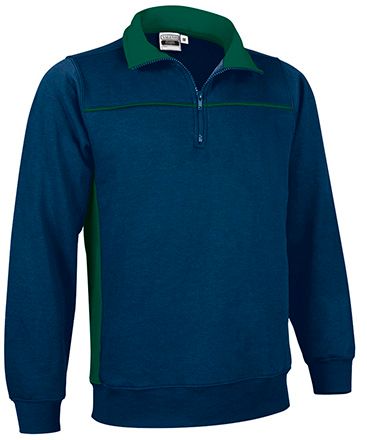 Sudadera Thunder azul marino orion-verde botella