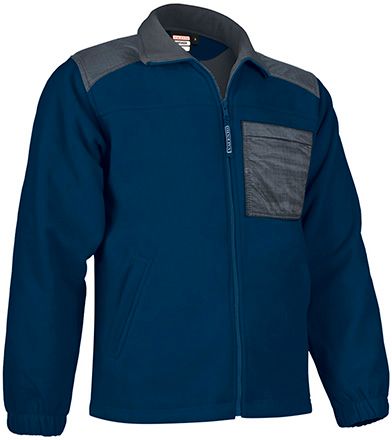 Chaqueta Polar Nevada azul marino orión-gris cemento