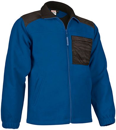 Chaqueta Polar Nevada azul royal-negro