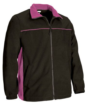 Chaqueta Polar Thunder negro-rosa magenta
