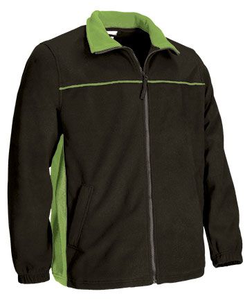 Chaqueta Polar Thunder negro-verde manzana