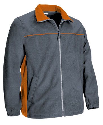 Chaqueta Polar Thunder gris cemento-naranja fiesta