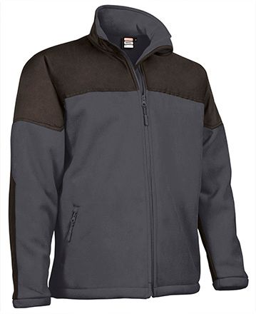 Chaqueta Polar Makalu gris carbón-negro