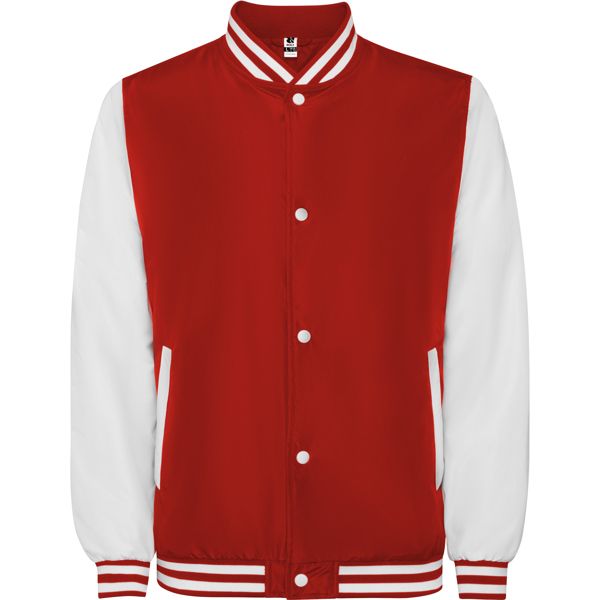 Chaqueta California rojo/blanco