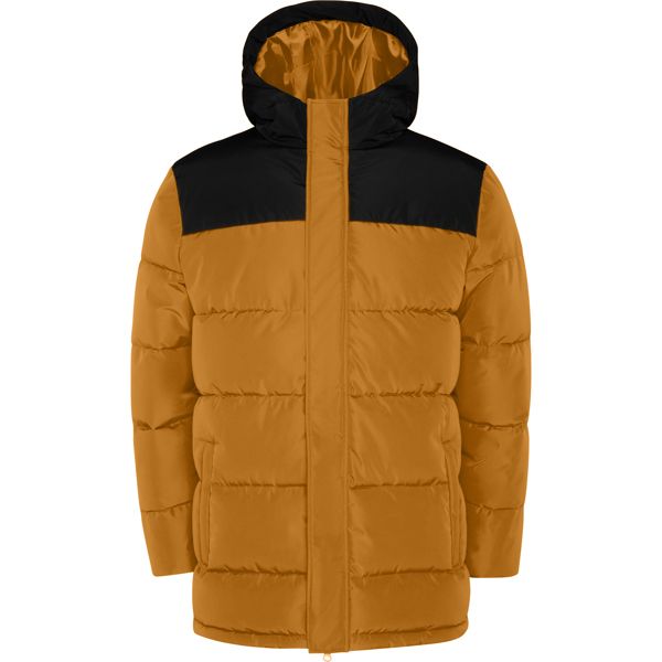 Parka Tallin amarillo curry/negro