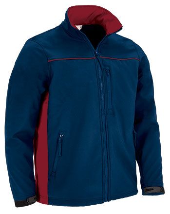 Chaqueta Thunder Softshell azul marino orion-granate caoba