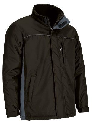 Parka Thunder negro-gris cemento