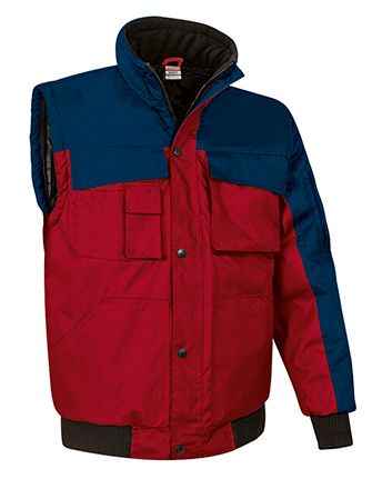 Chaqueta Desmontable Scoot azul marino orión-rojo loto