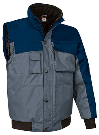 Chaqueta Desmontable Scoot azul marino orión-gris cemento