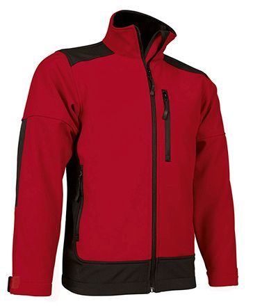 Chaqueta Saponi rojo loto-negro