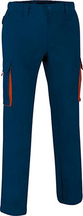 Pantalón Thunder azul marino orión-naranja fiesta