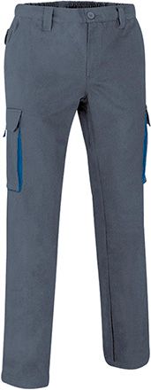 Pantalón Thunder gris cemento-azul royal
