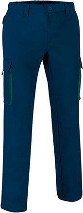 Pantalón Thunder azul marino orión-verde kelly