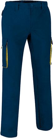Pantalón Thunder azul marino orión-amarillo limón