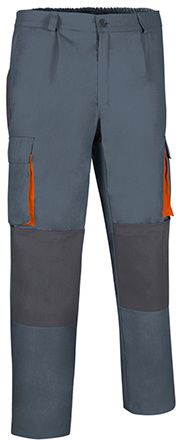 Pantalón Darko gris cemento-gris carbón-naranja fiesta