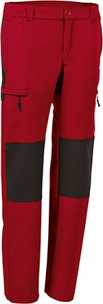 Pantalón Dator rojo loto-negro