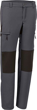 Pantalón Dator gris carbón-negro