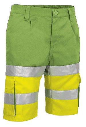 Bermuda Brandon amarillo flúor-verde manzana