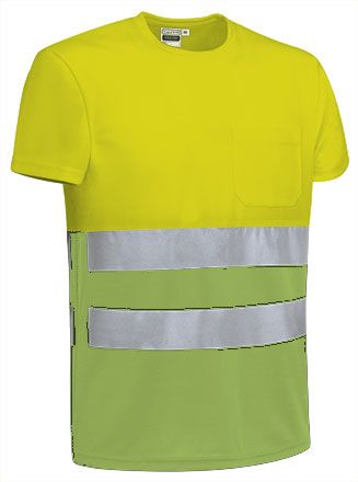 Camiseta Demolition amarillo flúor-verde manzana