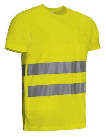 Camiseta Strahan amarillo flúor