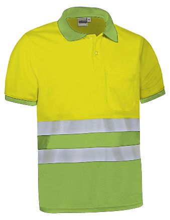 Polo Delaware amarillo flúor-verde manzana