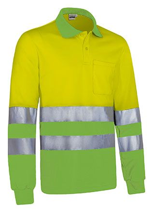 Polo Snake amarillo flúor-verde manzana