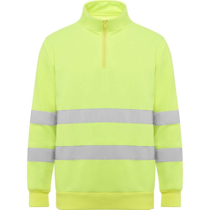 Sudadera Spica amarillo fluor