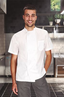 Chaqueta chef de manga corta