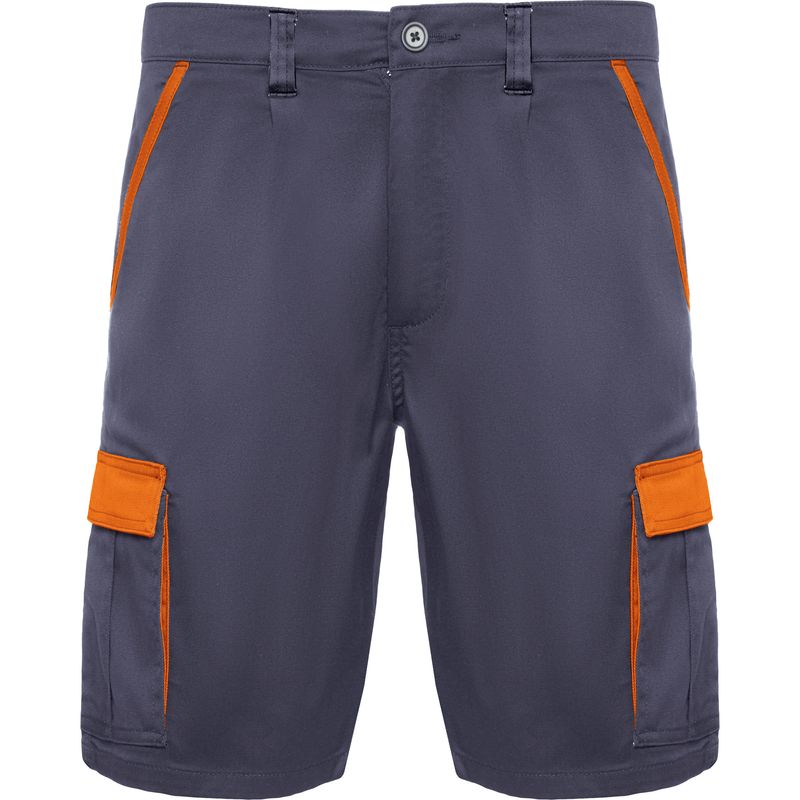 Pantalón corto Tahoe plomo/naranja