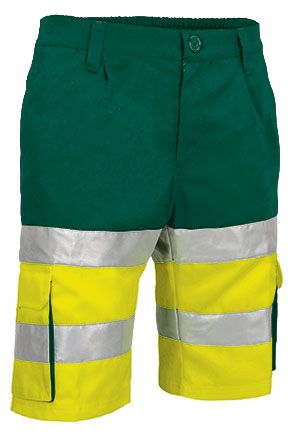 Bermuda Brandon amarillo flúor-verde botella