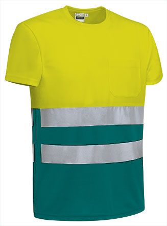 Camiseta Demolition amarillo flúor-verde amazonas