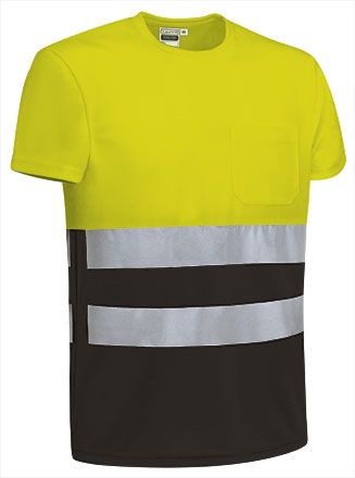 Camiseta Demolition amarillo flúor-negro