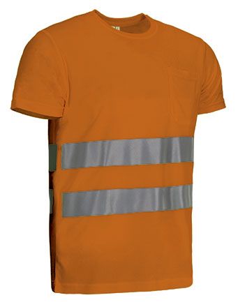 Camiseta Strahan naranja flúor