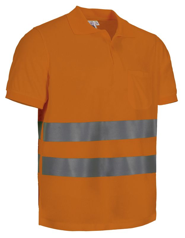 Polo Lexington naranja flúor