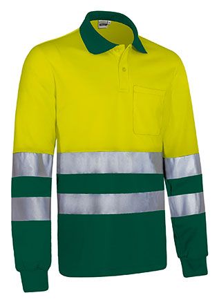 Polo Snake amarillo flúor-verde botella