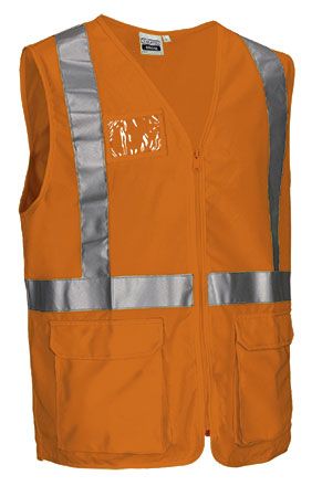 Chaleco Bridge naranja flúor