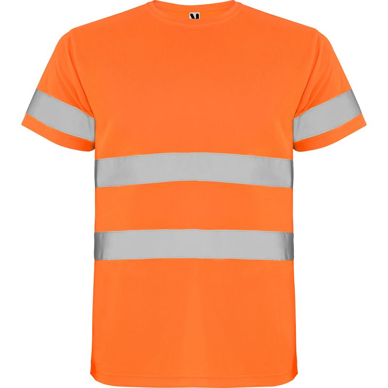 Camiseta Delta naranja fluor
