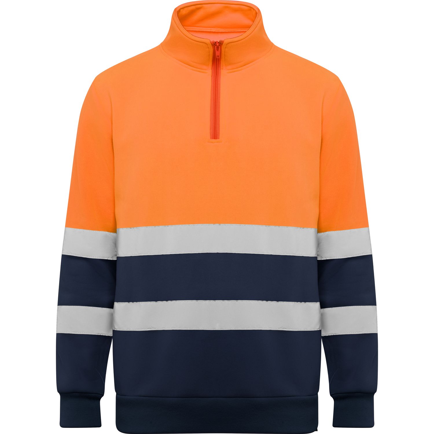 Sudadera Spica marino/naranja fluor