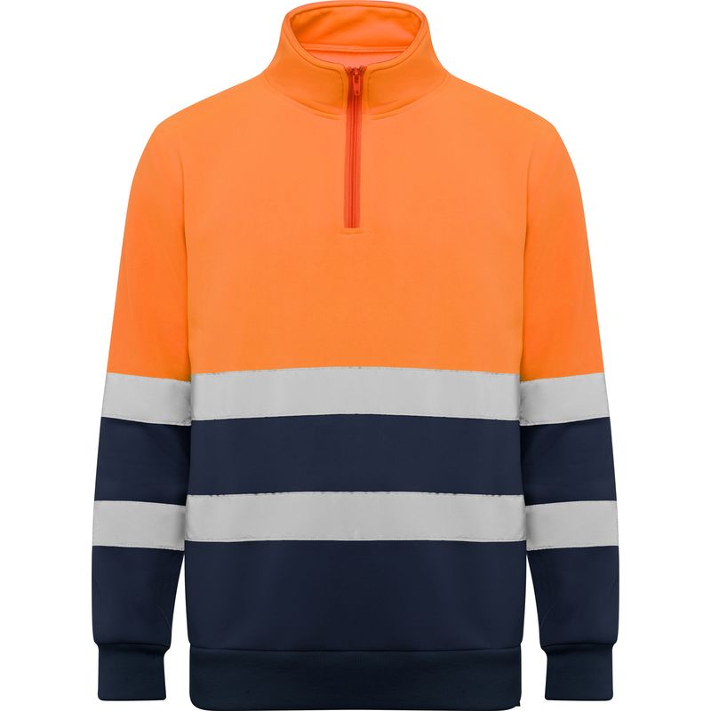 Sudadera Spica marino/naranja fluor