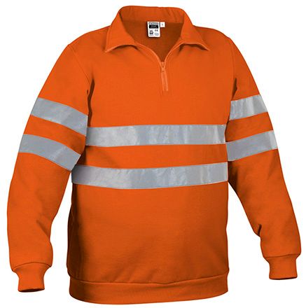 Sudadera Road naranja flúor