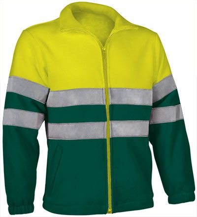 Forro polar Airport amarillo flúor-verde botella